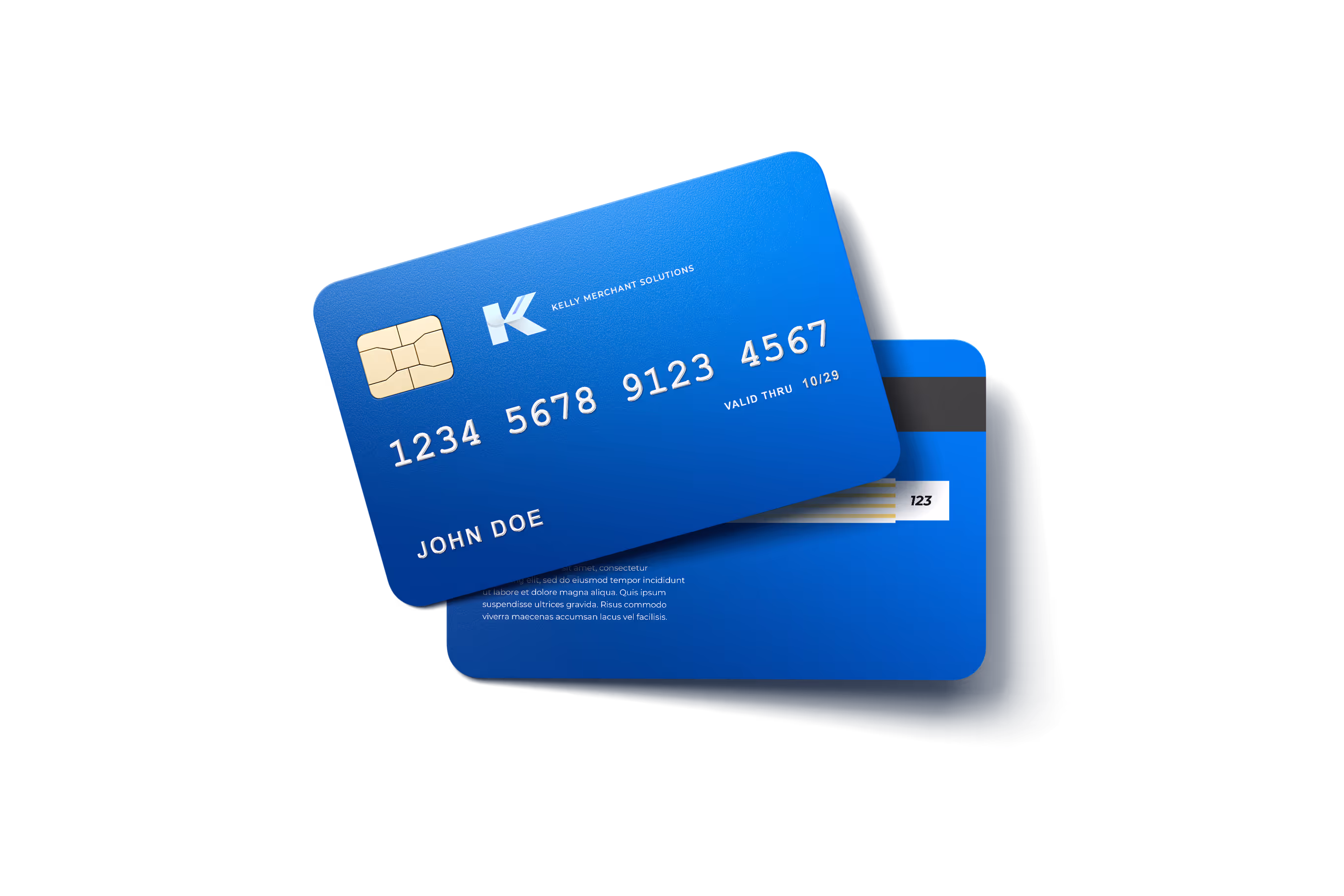 Kelly branded card